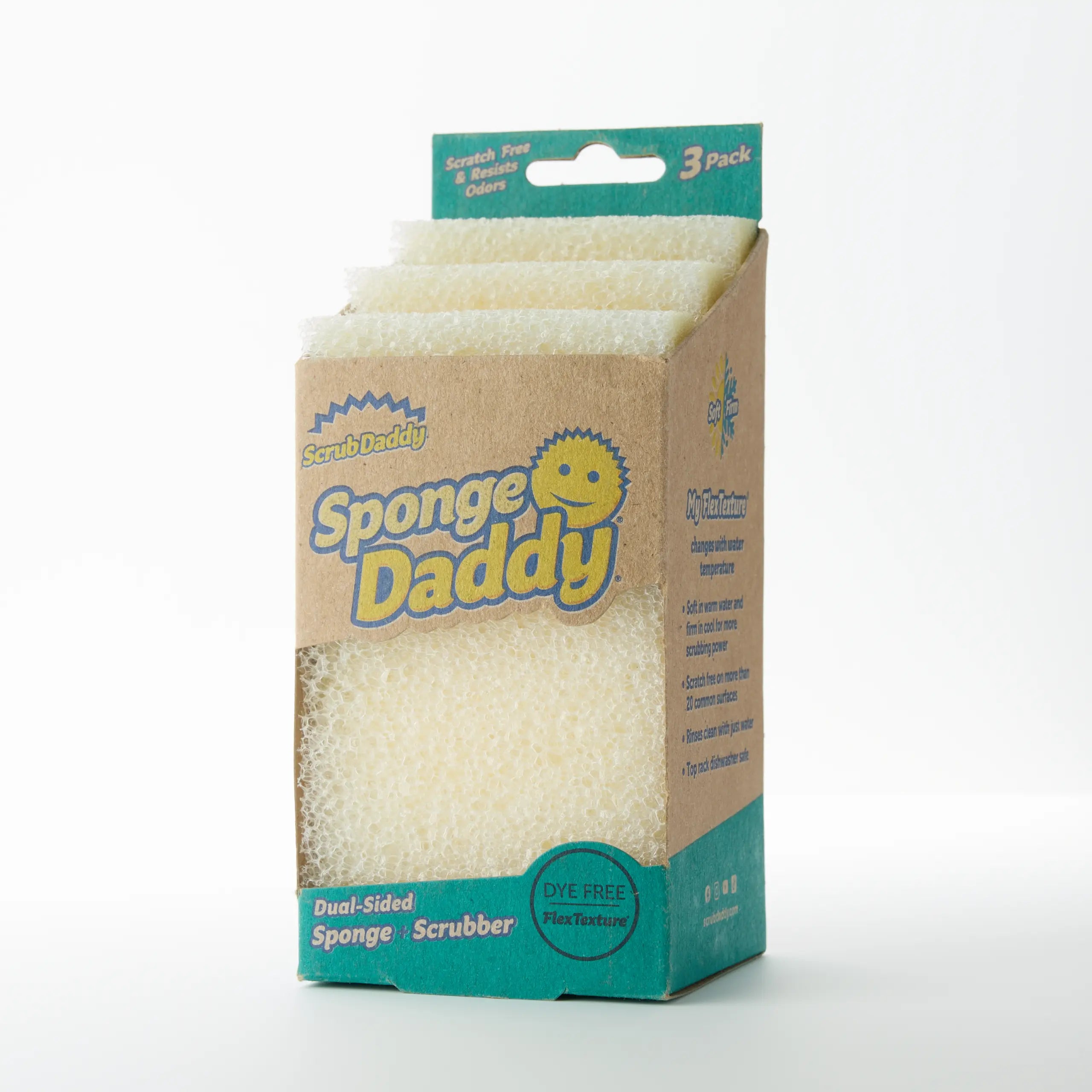 Dye-Free Sponge Daddy (3ct) | scrubdaddy Selection | Scrubdaddystart 0380 - Image 5
