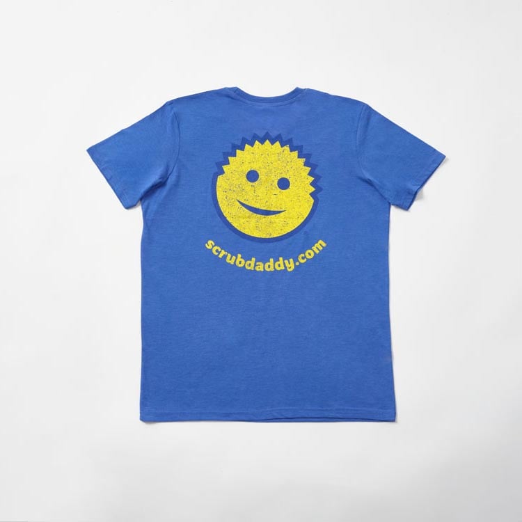 Scrub Daddy Blue T-Shirt | scrubdaddy Selection | Scrubdaddystart A820 - Image 2