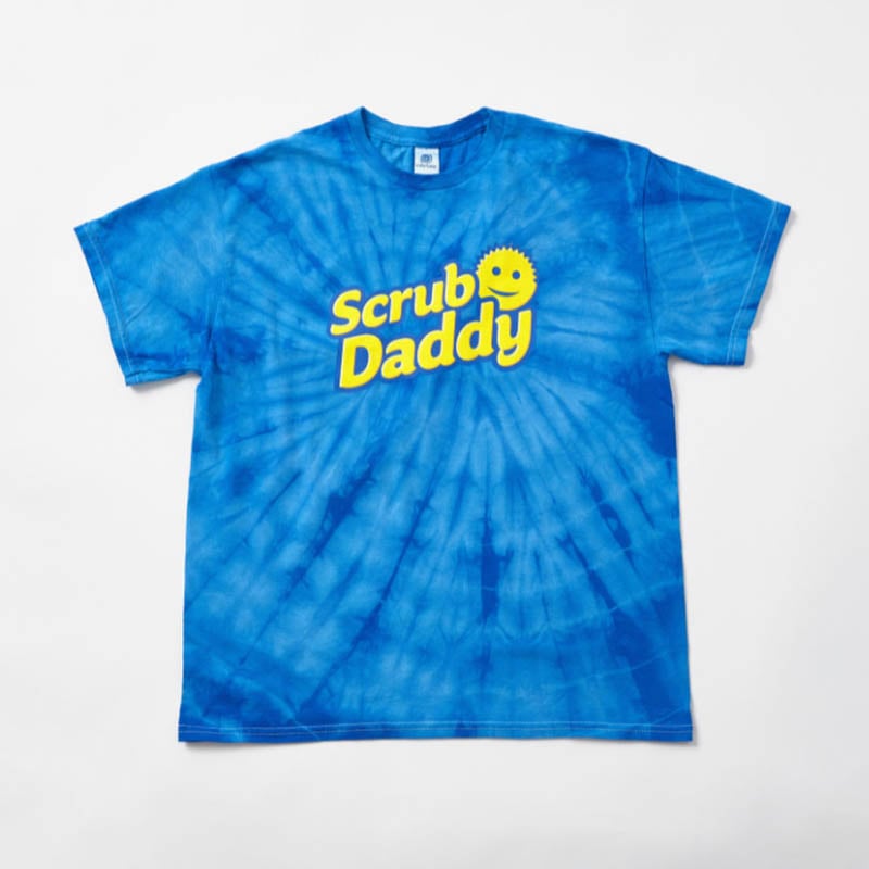 Adult Tee in Tie-Dye (Blue) | scrubdaddy Selection | Scrubdaddystart 0C44